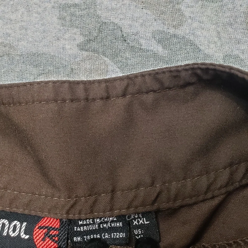 Rossignol‎ Cargo Board Shorts Men's 2XL Brown Lightweight Drawstring Pockets